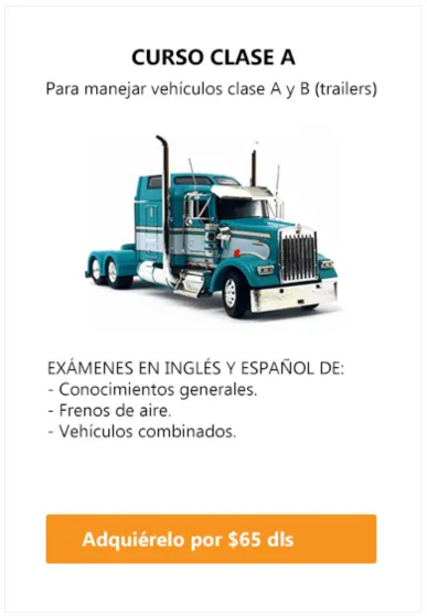 CURSO CDL CLASE A