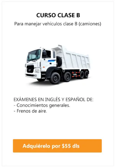 CURSO CDL CLASE B