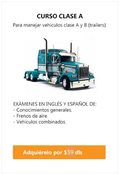 CURSO CDL CLASE A